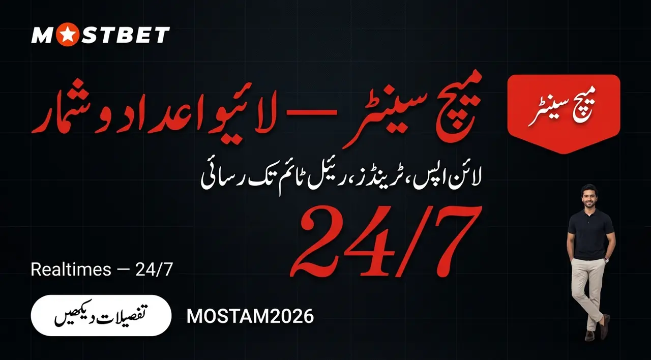 Mostbet Match Centre real time stats